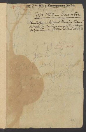 Konversationsheft 78 (Ende November - ca. 20. Dezember 1824)