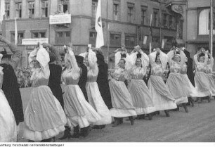 Görlitz, Radrennen Internationale Friedensfahrt, Kulturveranstaltung anlässlich der Friedensfahrt, 4. Mai 1952