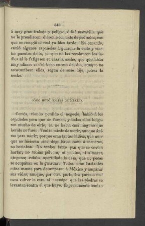 Cómo Huyó Cortes De Mexico