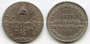 Frankreich, Medaille des Club des Francs Républicains
