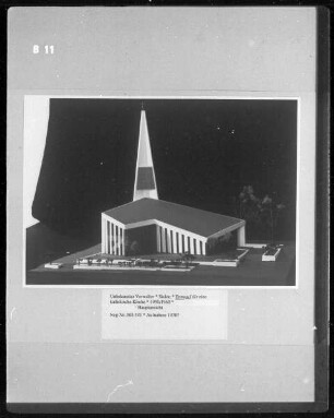 Entwurf für eine katholische Kirche