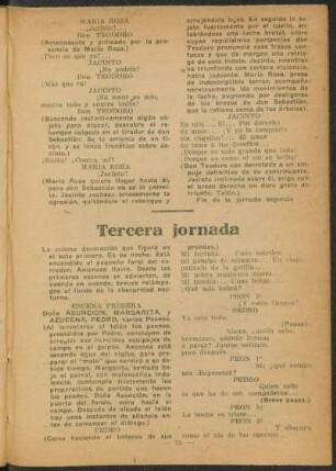 Tercera jornada