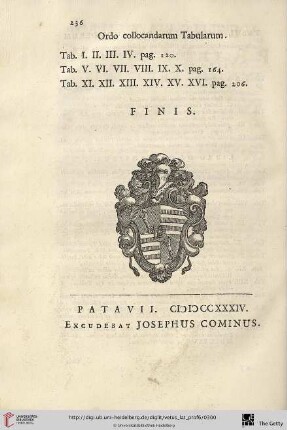 Ordo collocandarum Tabularum