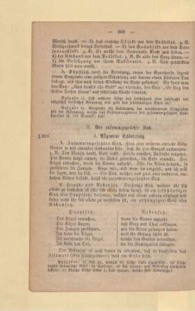 II. Der zusammengesetzte Satz