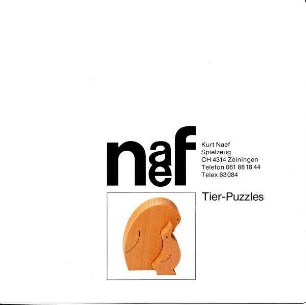 Produktprospekt "Tier-Puzzles"