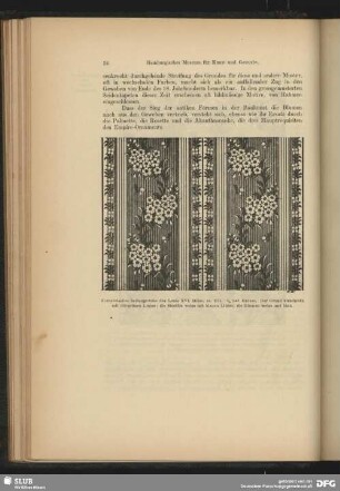 Französisches Seidengewebe des Louis XVI. Stiles