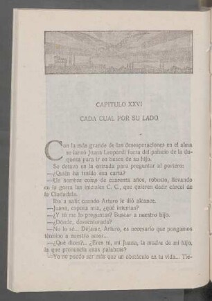 Capítulo XXVI - Cada cual por su lado