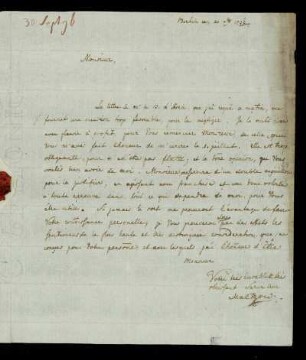 [Brief von Mal'cov an Heyne vom 20.09.1796]