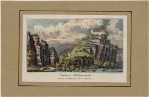 Burg (Schloss) Wolkenstein im Erzgebirge über der Zschopau