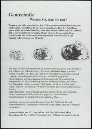 Gentechnik: Wissen Sie, was die tun?