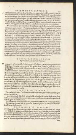 In Festo D. Petri Et Pauli Apostolorum ...