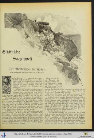 Elsässische Sagenwelt.