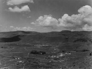 Blick auf Gondar : Blick auf die Stadt Gondar von einer Anhöhe aus