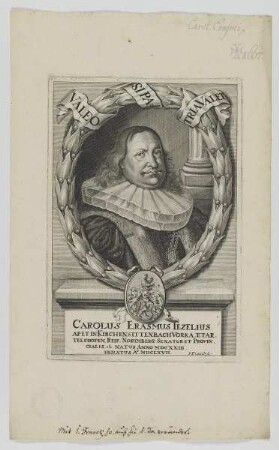 Bildnis des Carolus Erasmus Tezelius