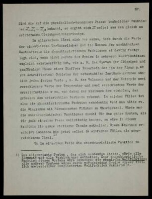 Mehrdeutigkeit der charakteristischen Funktionen, chemische Weltfunktion