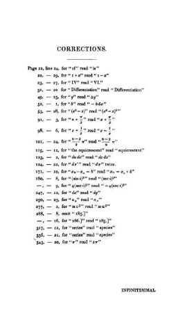 Corrections.