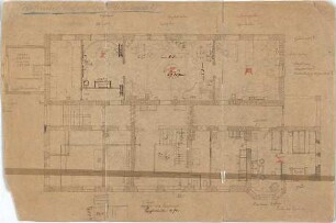 Littmann, Max; München; Wohnhäuser - Wohnhaus Ludwigshöhe, Heilmannstr. 27 (Grundriss)
