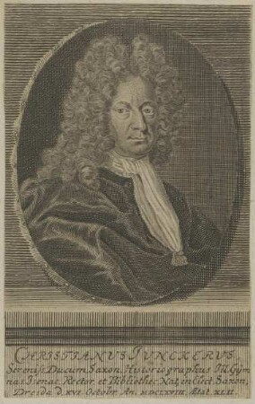 Bildnis des Christianus Junckerus