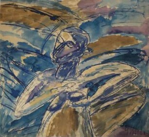 Studie, weibliche Halbfigur