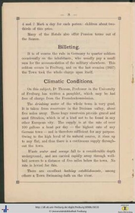 Climatic Conditions.