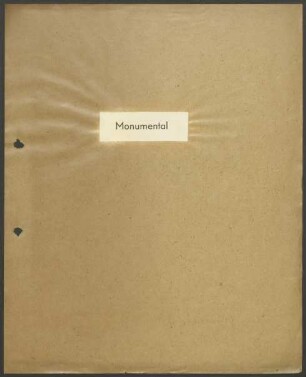 Schriftproben und Bestellungen des Schrifttyps "Monumental"