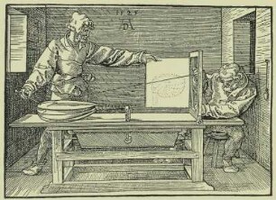 Zeichnen mit Diopter, A. Dürer