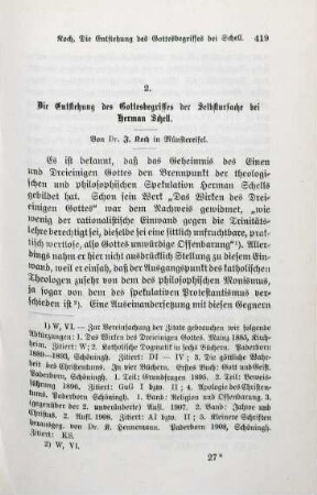 419-463 Die Entstehung des Gottesbegriffes der Selbstursache bei Herman Schell
