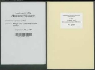 Beschreibung der Gehölze im Fürstentum Minden und der Grafschaft Ravensberg