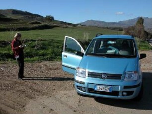 Insel Sizilien - FIAT Mietwagen : Aufgenommen auf der Insel Sizilien 2005