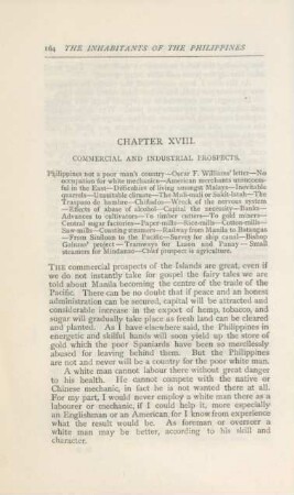 Chapter XVIII. Commercial and industrial prospects
