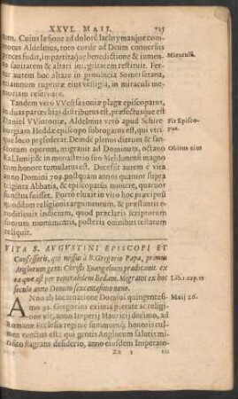 Vita S. Augustini Episcopi ....