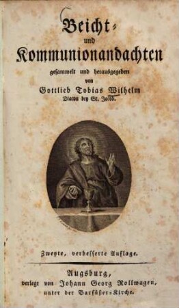 Beicht- und Communionandachten