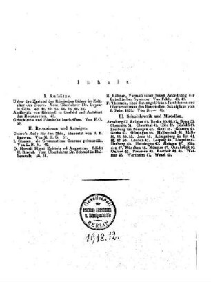 Inhalt der zweiten Abtheilung der Allgemeinen Schulzeitung : [April 1832, Heft 40 - 52]