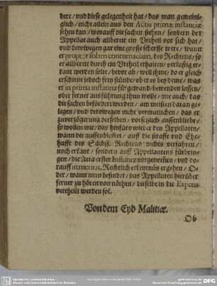 Von dem Eyd Malitiae