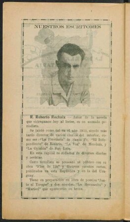 Nuestros escrítores - R. Roberto Rochaix