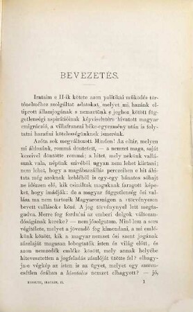 Irataim az emigráczióból : Kossuth Lajos. (Bd. 4. m. d. Tit.:) Kossuth Lajos iratai. 2, A villafrancai béke után