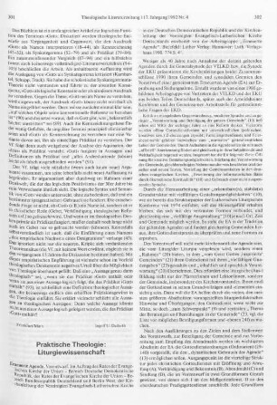301-306 [Rezension] Erneuerte Agende