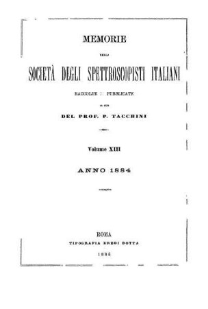 VOLUME VIII - VOLUME XIII.