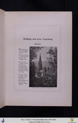 Freiburg und seine Umgebung.