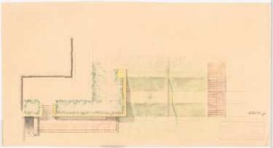 Dienstwohnung des Reichsaußenministers Joachim von Ribbentrop, Berlin-Mitte Umbau: Gartenterrasse: Grundriss 1:50