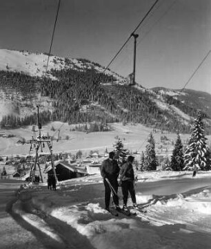 Allgäu. Skilift am Oberjoch