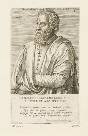 Bildnis Lambert Lombard