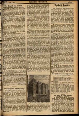 Zweite Ausgabe vom Donnerstag, den 23. Juni 1927.