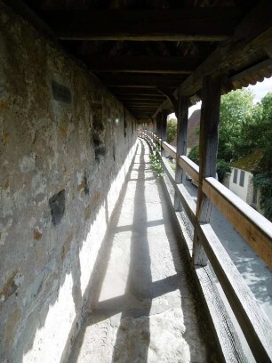 Rothenburg ob der Tauber: Stadtmauer/Wehrgang
