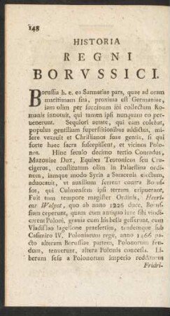 Historia Regni Borussici