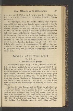 Mikronesien und die Mission daselbst