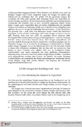 6.3 Die Zeugen der Karolingerzeit – Isen