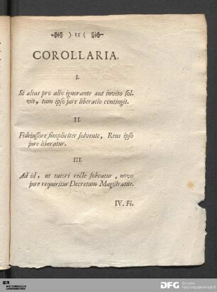 Corollaria.