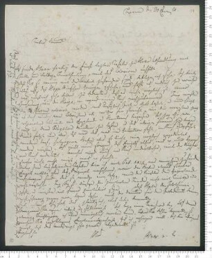 Brief von Christian Gottfried Daniel Nees von Esenbeck an Adelbert von Chamisso