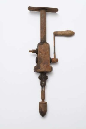 Handbohrmaschine mit Kurbel (Brustleier)